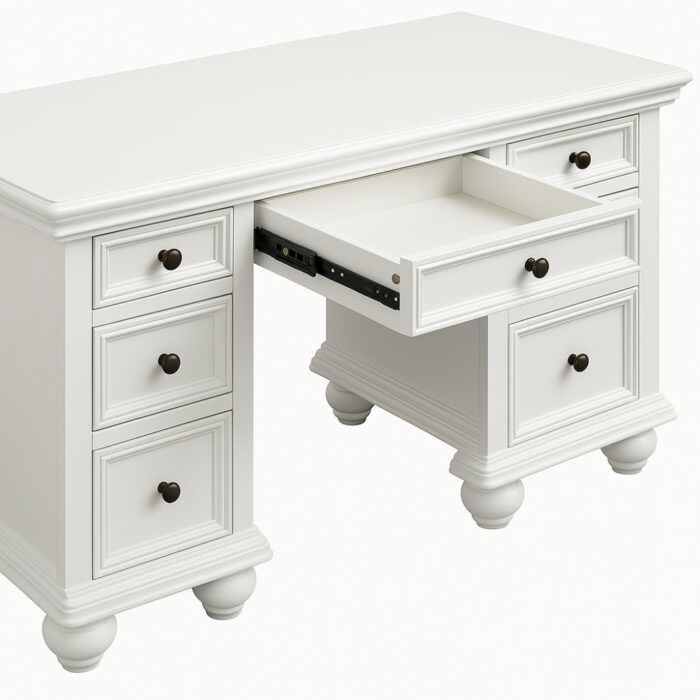 Beata 7 Drawers Study/Computer Desk LS006