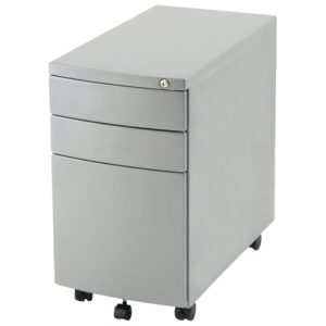 Metal Mobile Pedestal with 5 year warranty