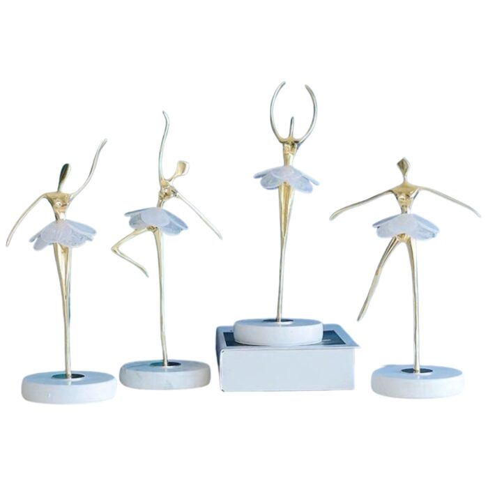 Ballerina Dancer Girl Ornament Statue