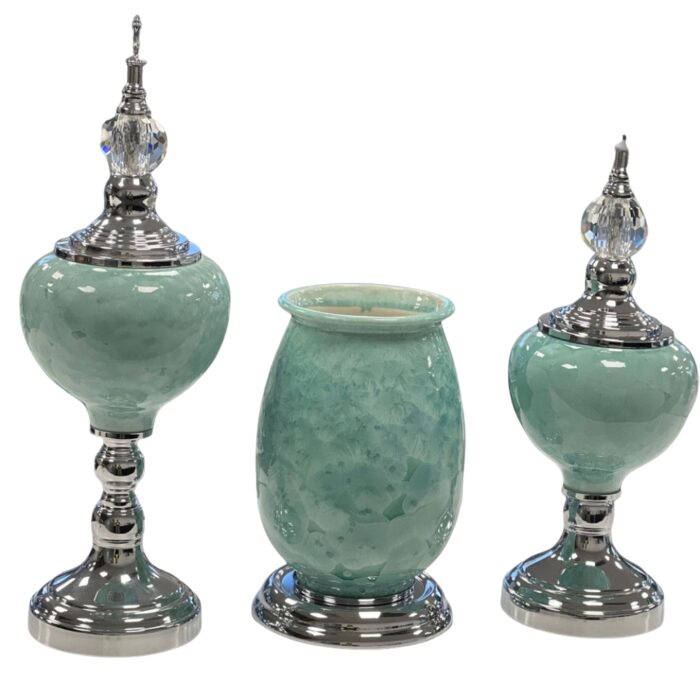 Ceramic Vase in Blue LB44