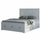 Cardinia Wooden Bed in White YJ501