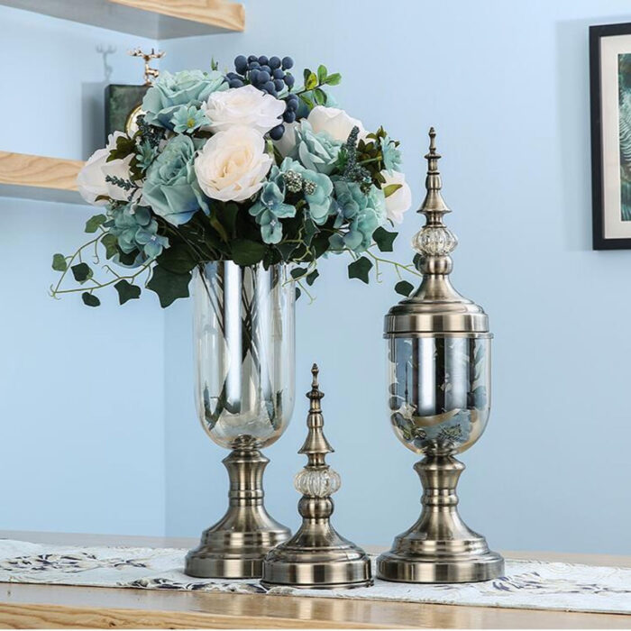 European-Retro-Glass-Metal-Vase-XL01-5