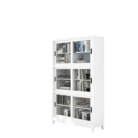Stanley Beech Wood 2m High Bookcase in White QD806