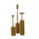 Metallic Candlestick Holders Set of 3 S162